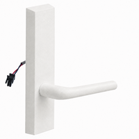 SARGENT 773-8-ETME-24V-WSP electrified exit trim, white suede powder coat escutcheon with ME lever