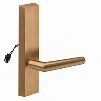 SARGENT 773-8-ETMI-24V US10 electrified exit trim with MI lever, satin bronze rectangular escutcheon