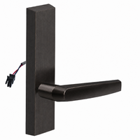 SARGENT 773-8-ETMJ-24V electrified exit trim, MJ lever on narrow escutcheon, US10BE dark bronze