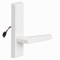SARGENT 773-8-ETMJ-24V-WSP electrified exit device trim with MJ lever, white suede powder coat finish