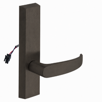 SARGENT 773-8-ETP-24V-US10B electrified exit trim with P lever, dark bronze finish, rectangular escutcheon