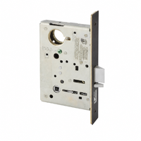 Sargent 8255 US10B office/entry mortise lock body with oil-rubbed bronze faceplate and latch bolt