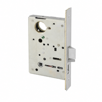 Sargent 8255 US15 satin nickel office/entry mortise lock body only with faceplate and latch