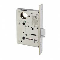 Sargent 8255 US32D satin stainless steel office/entry mortise lock body only with latch and faceplate