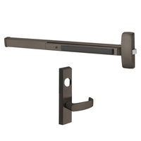 Sargent 8804-G-ETL-LC US10B oil-rubbed bronze rim exit device with ETL lever trim, night latch, less cylinder