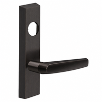 SARGENT LC-704-ETMJ US10BE exit device trim with MJ lever, dark bronze rectangular escutcheon, less cylinder