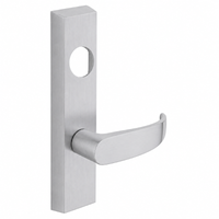 SARGENT LC-704-ETP-US26D exit device trim, satin chrome plate with P lever and cylinder hole
