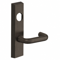 SARGENT LC-706-8-ETJ exit device trim lever, US10B dark bronze, rectangular escutcheon less cylinder