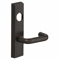 SARGENT LC-706-8-ETJ exit device trim lever, US10BE oil-rubbed bronze, rectangular escutcheon, less cylinder