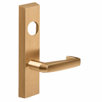 SARGENT LC-706-8-ETNJ-US10 exit device trim, satin bronze ET escutcheon with NJ lever, less cylinder