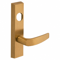 SARGENT LC-713-8-ETB exit device trim, B lever on rectangular escutcheon, satin bronze US10, less cylinder