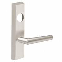 SARGENT LC-713-8-ETMI-US15 exit device trim with MI lever, satin nickel finish, rectangular escutcheon