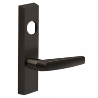 SARGENT LC-713-8-ETMJ US10B exit device trim with MJ lever, dark bronze rectangular escutcheon, less cylinder