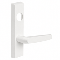 SARGENT LC-713-8-ETMJ-WSP exit device trim, white suede powder coat, ET trim with MJ lever, less cylinder