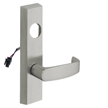 Sargent LC-775-8-ETL-24V Electrified ET Trim, L Lever, 24V, Fail Safe, Less Cylinder, US26D-626 Satin Chrome