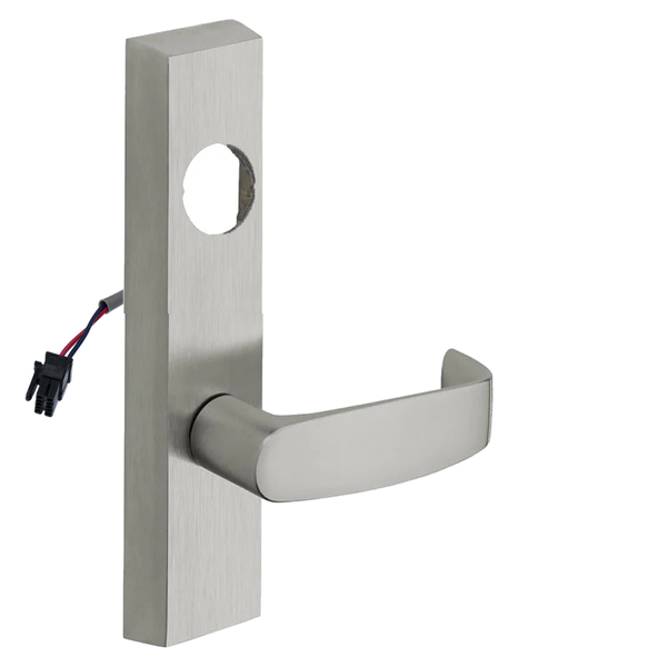 SARGENT LC-775-8 ET electrified B lever trim, satin chrome US26D, rectangular escutcheon, less cylinder