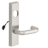 SARGENT LC-776-8-ETJ-12V-US15 electrified ET trim with J lever, satin nickel, rectangular escutcheon