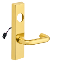 SARGENT LC-776-8-ETJ-12V-US3 electrified ET trim with J lever, polished brass escutcheon, less cylinder