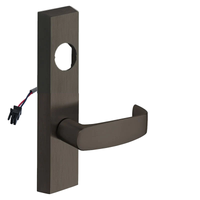SARGENT LC-776-8 ET electrified lever trim, US10B dark bronze, rectangular escutcheon with L lever