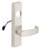 SARGENT LC-776-8-ETL-24V-US15 electrified lever trim, satin nickel, rectangular escutcheon, less cylinder