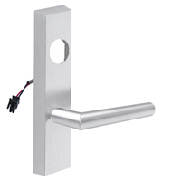 SARGENT LC-776-8-ETMI-12V-US26D electrified ET trim lever, satin chrome, rectangular escutcheon, less cylinder