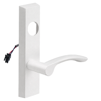SARGENT LC-776-8-ETMV-12V-WSP electrified ET trim lever in white suede powder coat, less cylinder