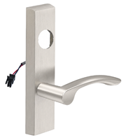 SARGENT LC-776-8-ETMV-24V-US15 electrified ET trim lever, satin nickel, rectangular escutcheon less cylinder