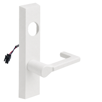 SARGENT LC-776-8-ETND-12V-WSP electrified ET trim lever in white suede powder coat, less cylinder