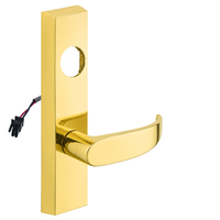SARGENT LC-776-8-ETP-12V-US3 electrified ET trim lever, polished brass escutcheon with P lever and wire lead