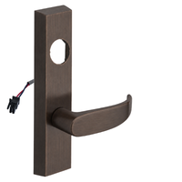 SARGENT LC-776-8-ETP-24V-US10BE electrified ET trim lever, dark bronze finish, rectangular escutcheon