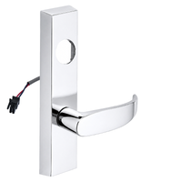 SARGENT LC-776-8-ETP-24V-US26 electrified ET trim lever, polished chrome, rectangular escutcheon, less cylinder