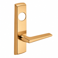 SARGENT LC-P704-NEF-US9 narrow stile exit device lever trim, polished bronze, F lever with cylinder hole