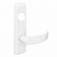 SARGENT LC-P704-NEP-WSP narrow stile exit device lever trim, white suede powder coat, P lever, less cylinder
