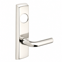 SARGENT LC-P704-NEW-US14 narrow stile exit device lever trim, polished nickel plate with W lever