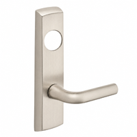 SARGENT LC-P704-NEW-US15 narrow stile exit device lever trim, satin nickel, W lever with cylinder hole