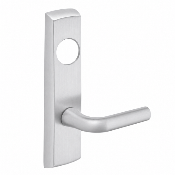SARGENT LC-P704-NEW US26D narrow stile exit device lever trim, satin chrome W lever, less cylinder
