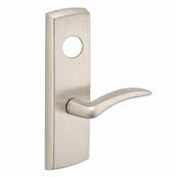 SARGENT LC-P704-WEA-US15 wide stile exit device lever trim, satin nickel, curved A lever, less cylinder