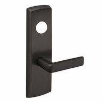 SARGENT LC-P704-WEE-US10BE wide stile exit device lever trim, dark bronze finish, E lever with cylinder hole