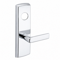 SARGENT LC-P704-WEE-US26 wide stile exit device lever trim, polished chrome plate with straight E lever