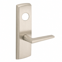 SARGENT LC-P704-WEF-US15 wide stile exit device lever trim, satin nickel plate with straight F lever