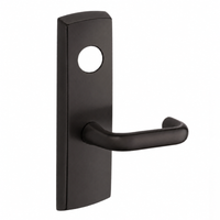 SARGENT LC-P704-WEJ-US10B wide stile exit device J lever trim in oil-rubbed bronze, escutcheon with cylinder hole
