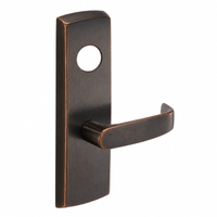 SARGENT LC-P704-WEL-US10BL wide stile exit device lever trim, dark bronze finish, L lever with escutcheon