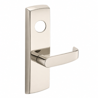 SARGENT LC-P704-WEL-US14 wide stile exit device lever trim, satin nickel, L lever on rectangular escutcheon