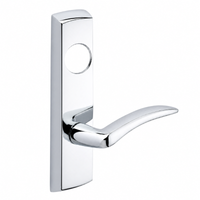SARGENT LC-P706-8-NEA-US26 narrow stile exit device lever trim, polished chrome plate with curved A lever