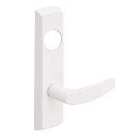 SARGENT LC-P706-8-NEB-WSP narrow stile exit device lever trim, white plate with curved B lever
