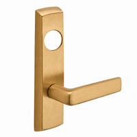 SARGENT LC-P706-8-NEE narrow stile exit device lever trim, E lever, US10 satin bronze, less cylinder