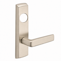 SARGENT LC-P706-8-NEE-US15 narrow stile exit device lever trim, satin nickel plate with E lever, less cylinder