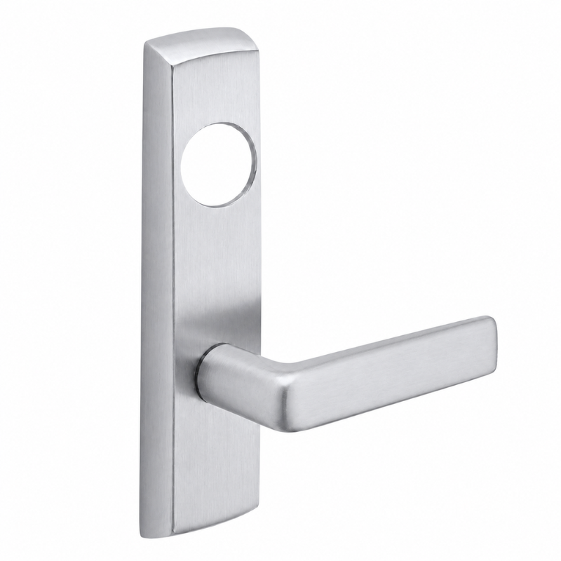 SARGENT LC-P706-8-NEE-US26D narrow stile exit device lever trim, satin chrome, rectangular escutcheon