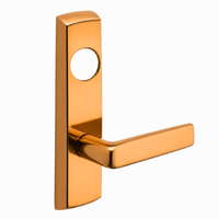 SARGENT LC-P706-8-NEE-US9 narrow stile exit device lever trim, polished bronze, rectangular escutcheon