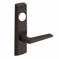 SARGENT LC-P706-8-NEF-US10BE narrow stile exit device lever trim, dark bronze F lever with round cylinder hole